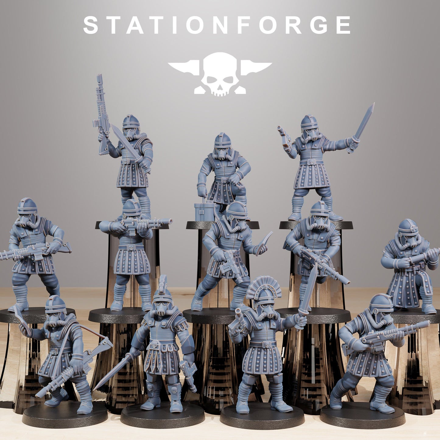 GrimGuard Vexillatio | Station Forge | Wargaming | Wargaming Miniatures | Grim Dark Future | Tabletop Sci-Fi Wargaming