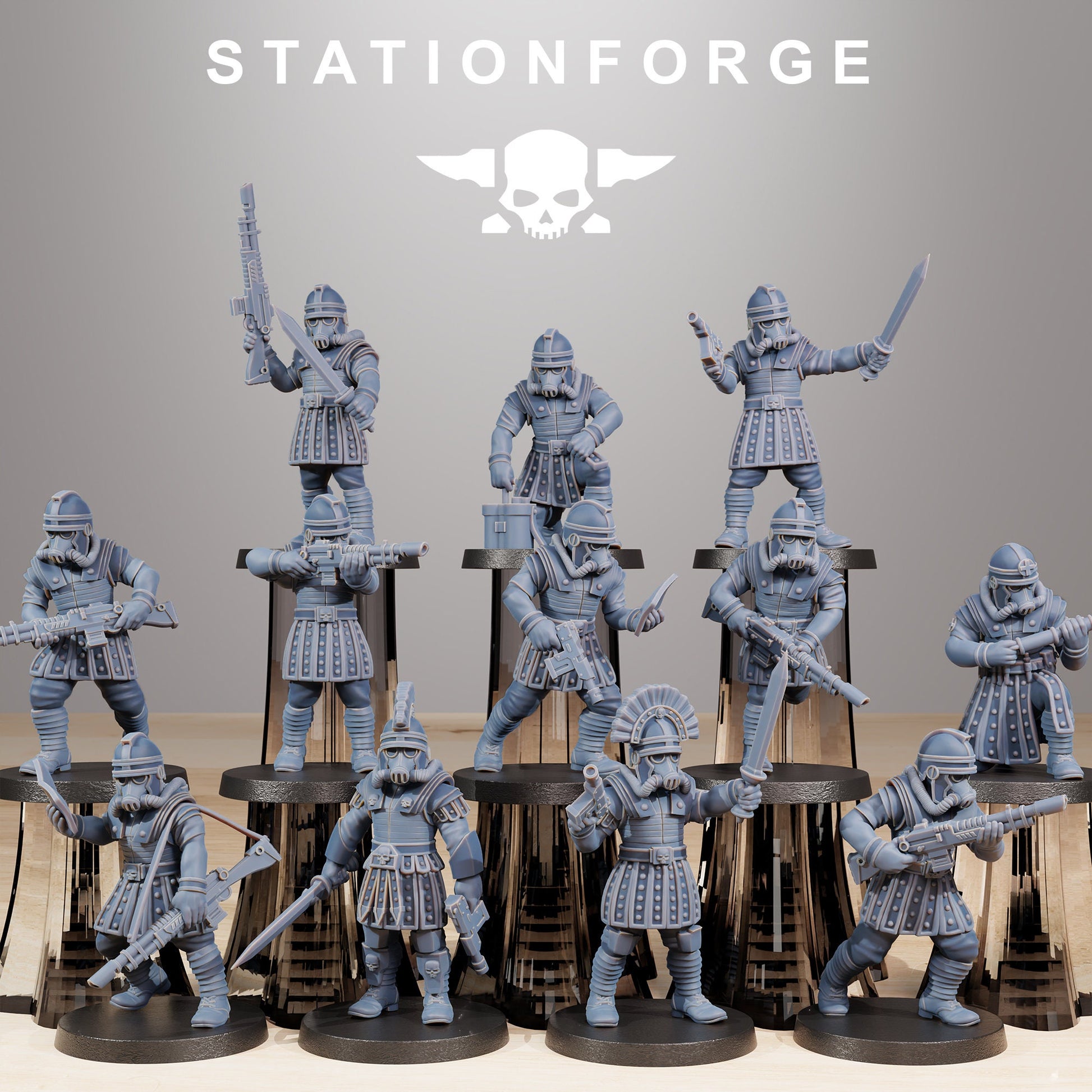 GrimGuard Vexillatio | Station Forge | Wargaming | Wargaming Miniatures | Grim Dark Future | Tabletop Sci-Fi Wargaming
