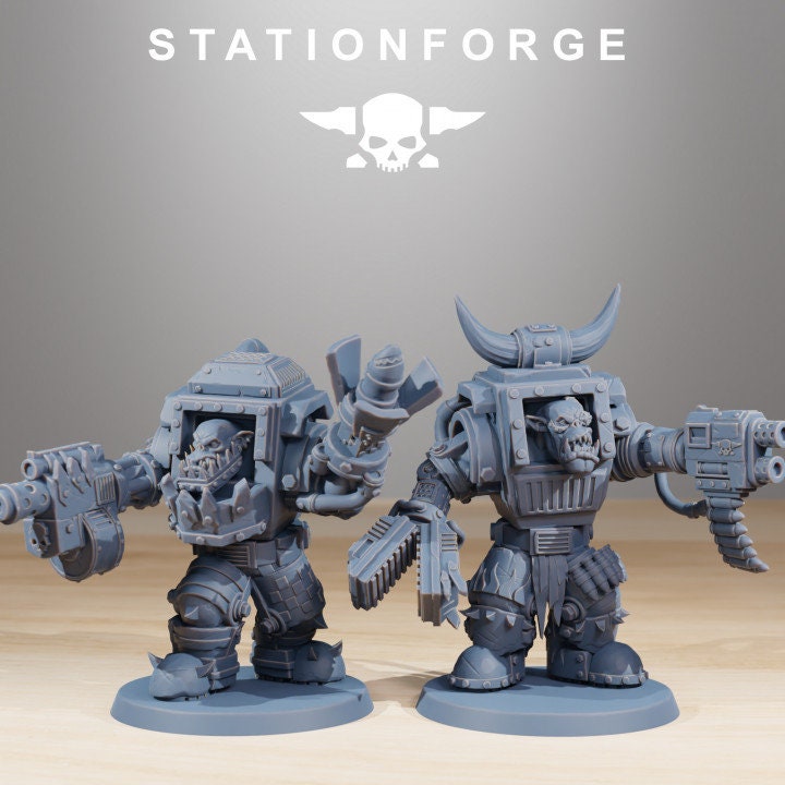 Orkaz Steelbrutes | Station Forge | Orkaz | Wargaming | Ork | Orcs |