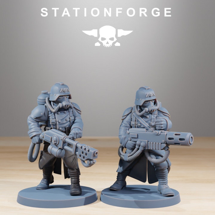 GrimGuard Combatants | Station Forge | Wargaming | Infantry | Soldiers