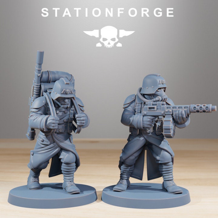 GrimGuard Combatants | Station Forge | Wargaming | Infantry | Soldiers