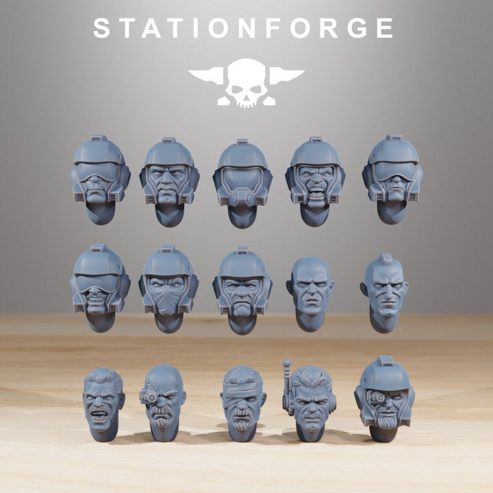 Vaskar Infantry Builder Kit | Station Forge | Wargaming | Infantry |