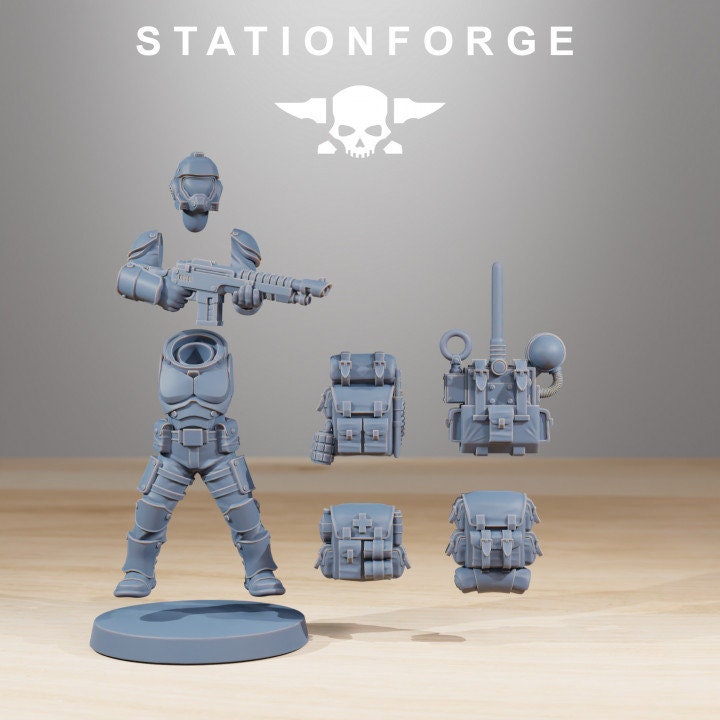 Vaskar Infantry Builder Kit | Station Forge | Wargaming | Infantry |
