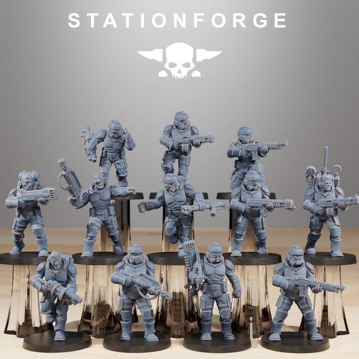 Vaskar Infantry Builder Kit | Station Forge | Wargaming | Infantry |
