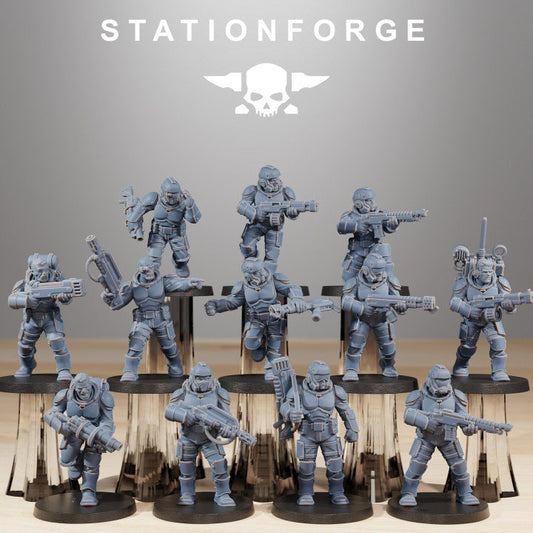 Vaskar Infantry Builder Kit | Station Forge | Wargaming | Infantry |
