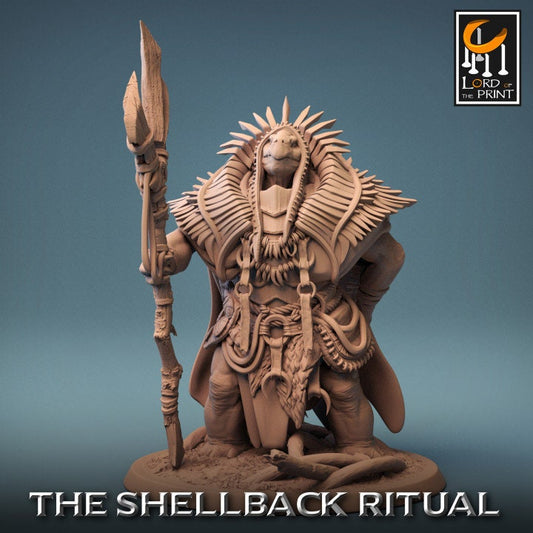 Shaman Turtle | Shellback Ritual | Lord of the Print | Wargaming | Dungeons and Dragons | Tabletop RPG | DnD