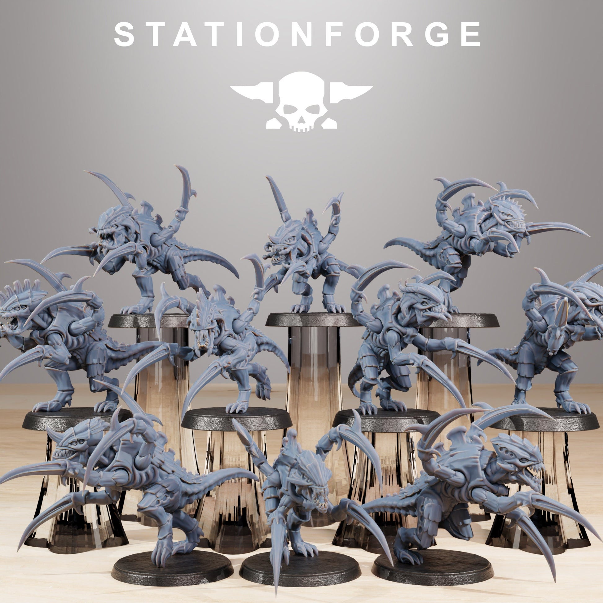 Xenarid Infantry Melee | Station Forge | Wargaming
