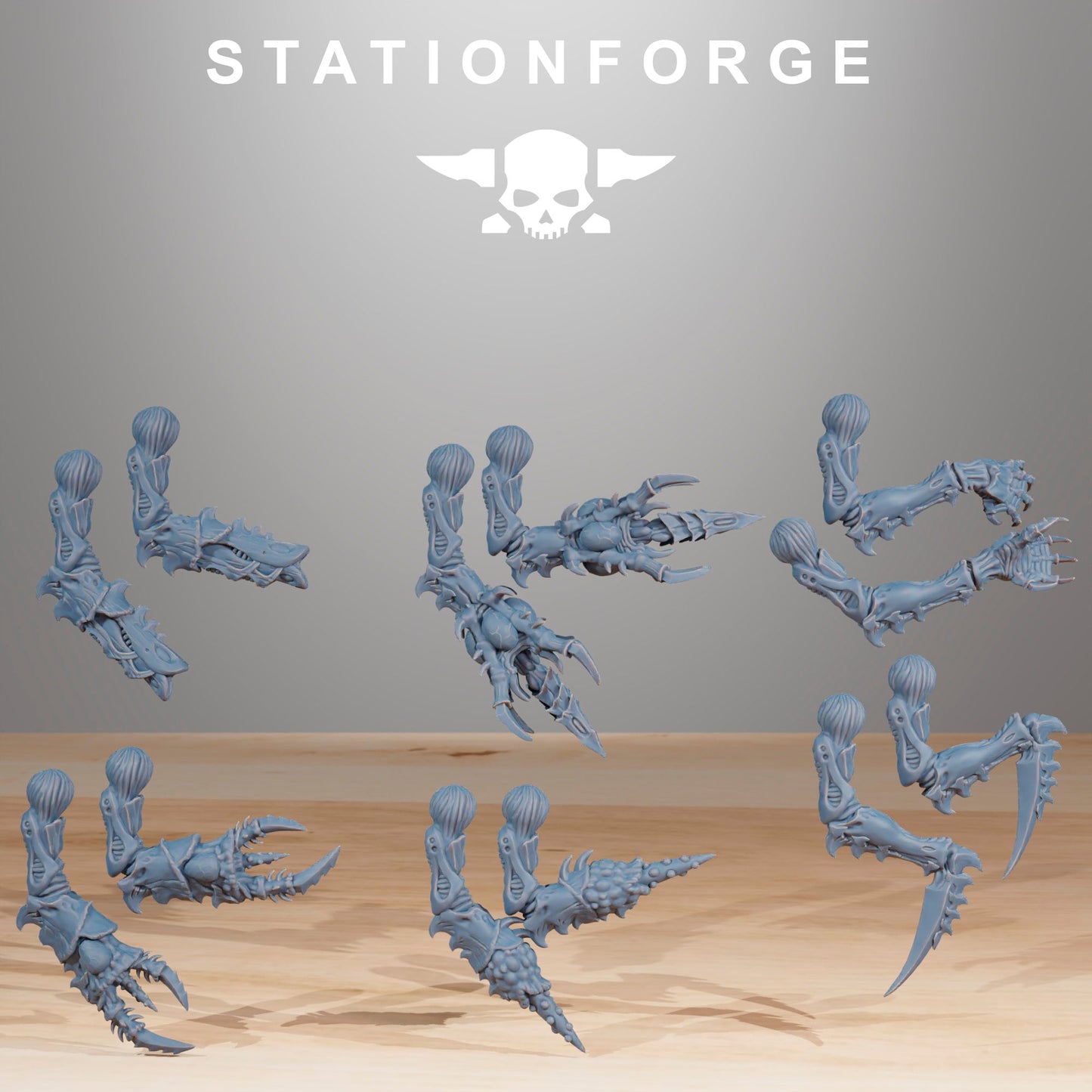 Xenarid Devourers | Station Forge | Wargaming Miniatures | xenomorph warriors | Alien Soldiers | Alien Models