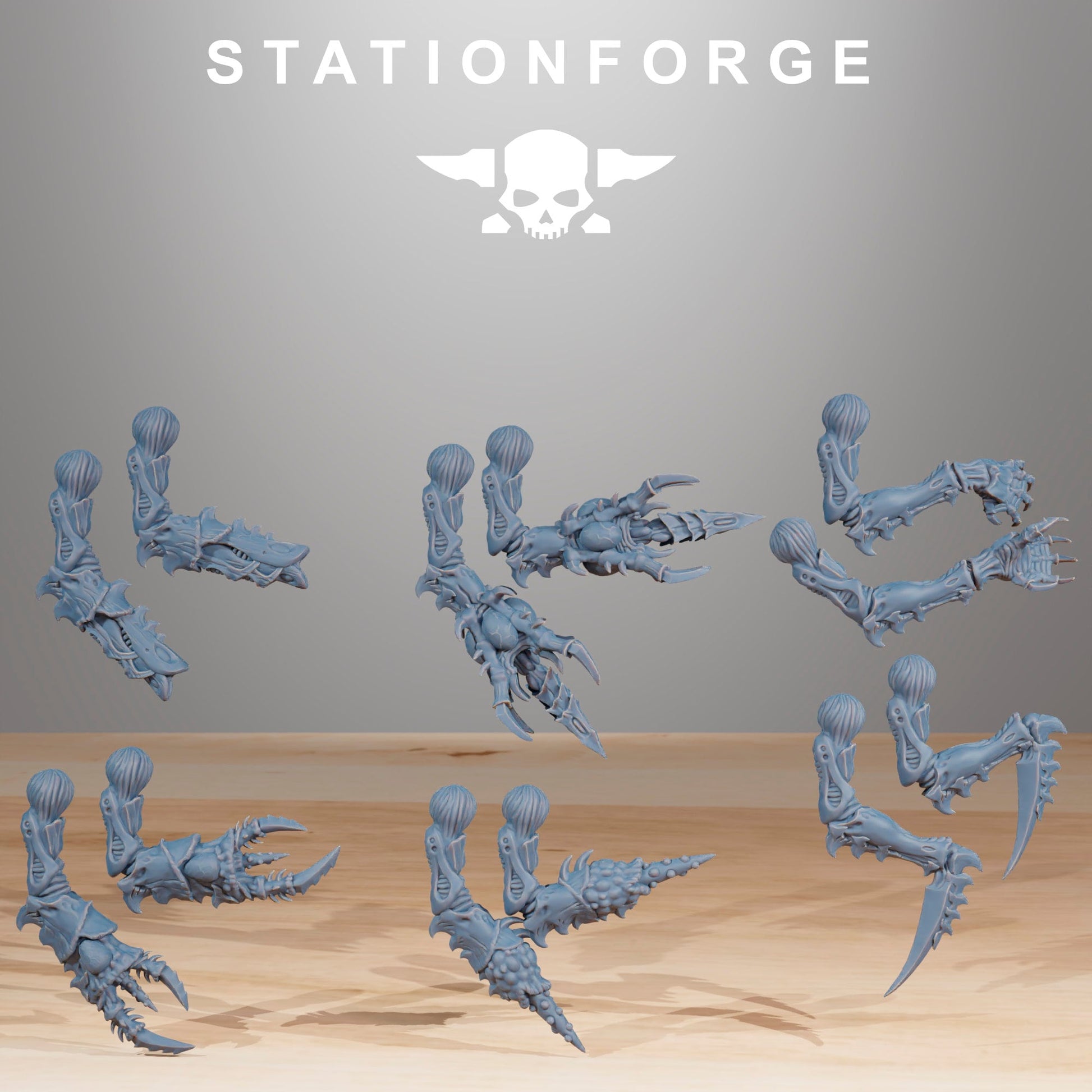 Xenarid Devourers | Station Forge | Wargaming Miniatures | xenomorph warriors | Alien Soldiers | Alien Models