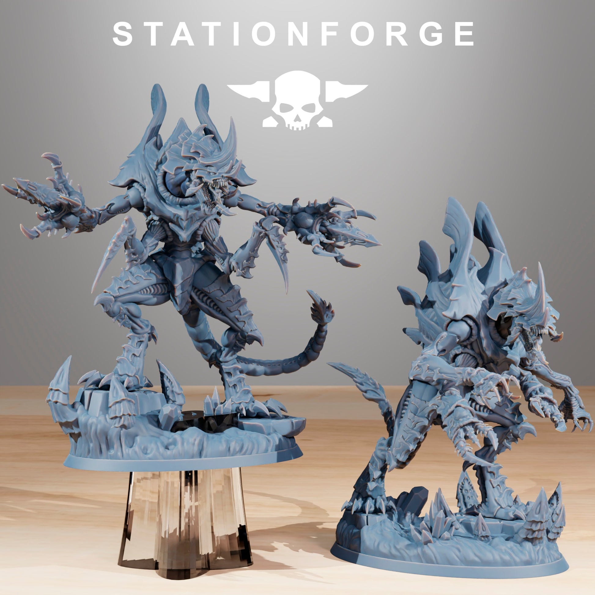 Xenarid Devourers | Station Forge | Wargaming Miniatures | xenomorph warriors | Alien Soldiers | Alien Models