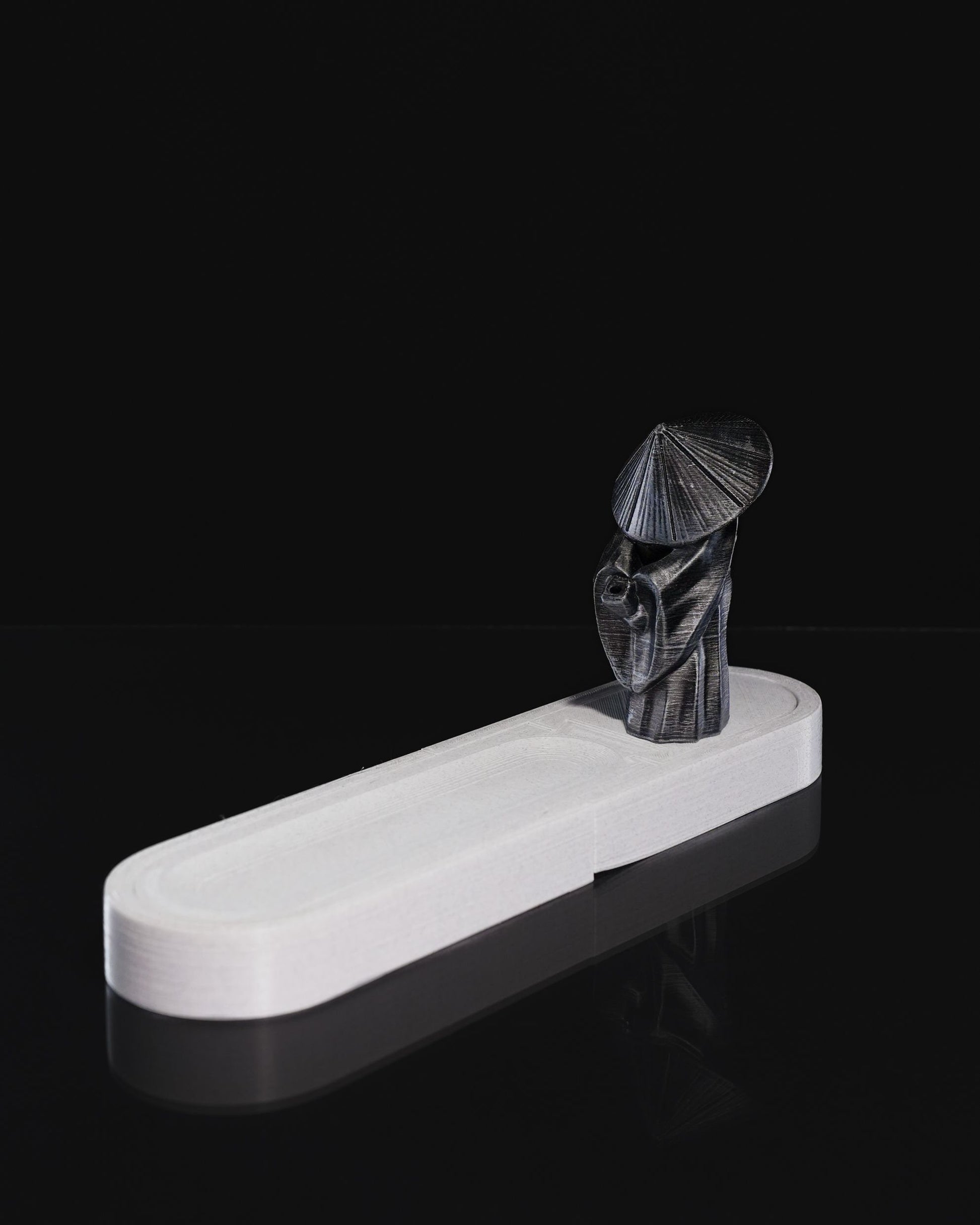 Samurai Incense Holder: Japanese Ash Catcher, Asian Burner Box - Meditation, Yoga, Home & Office - Unique Stick Stand for Aromatherapy Relax