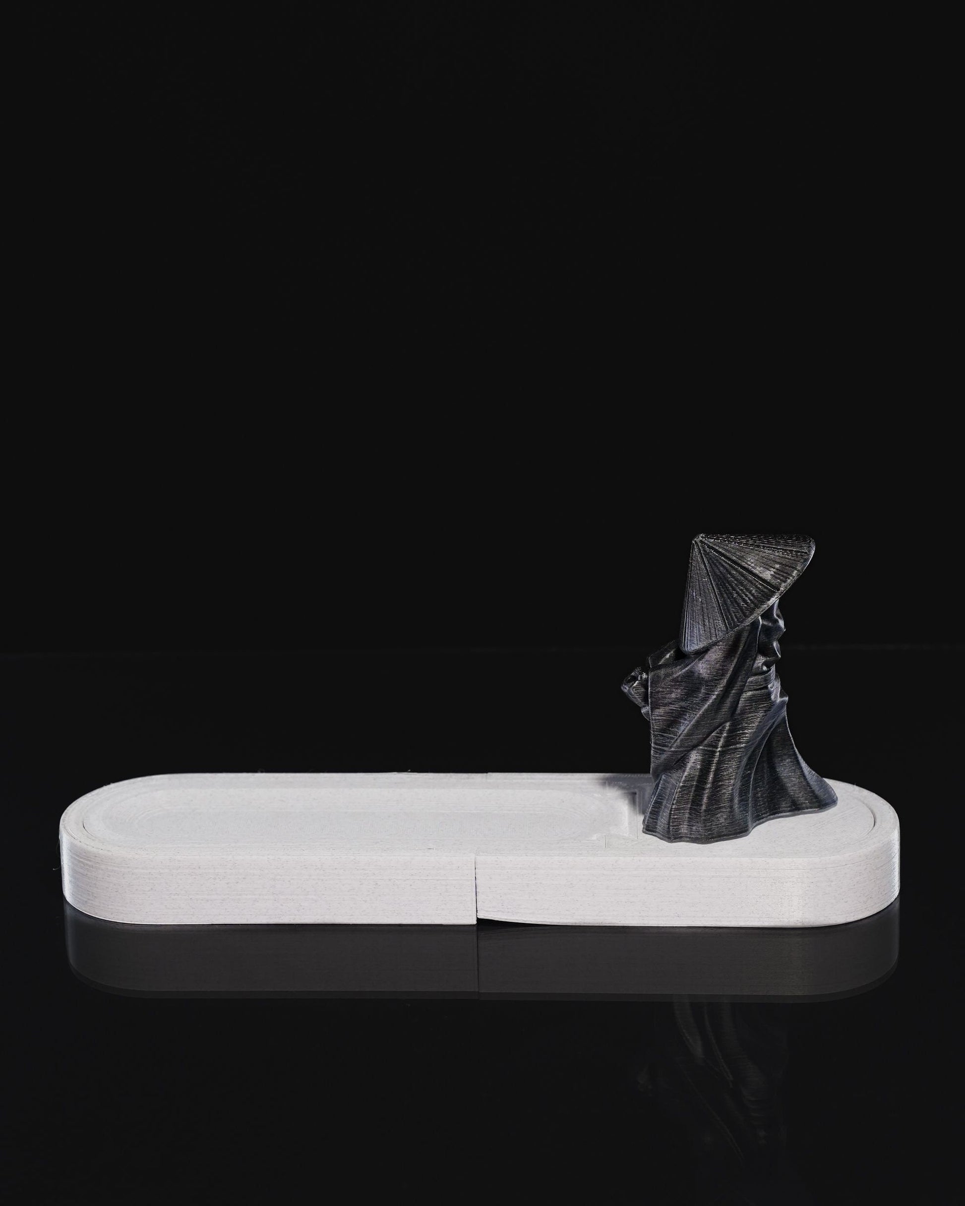 Samurai Incense Holder: Japanese Ash Catcher, Asian Burner Box - Meditation, Yoga, Home & Office - Unique Stick Stand for Aromatherapy Relax