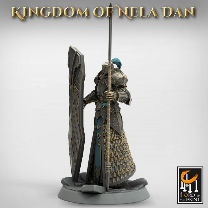 Pretorian Elven Knights | Kingdom of Nela Dan | Lord of the Print | Wargaming | Dungeons and Dragons | Tabletop RPG | DnD | Wood Elves |