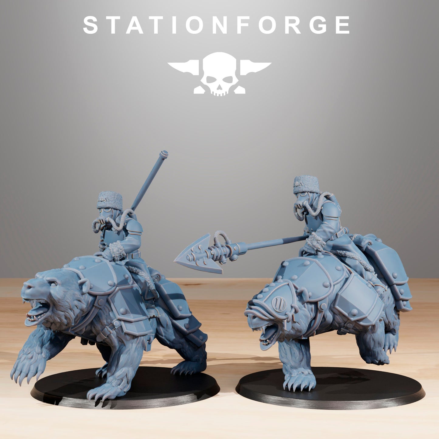 GrimGuard Bear Riders | Station Forge | Marines | Wargaming | Infantry | Soldiers