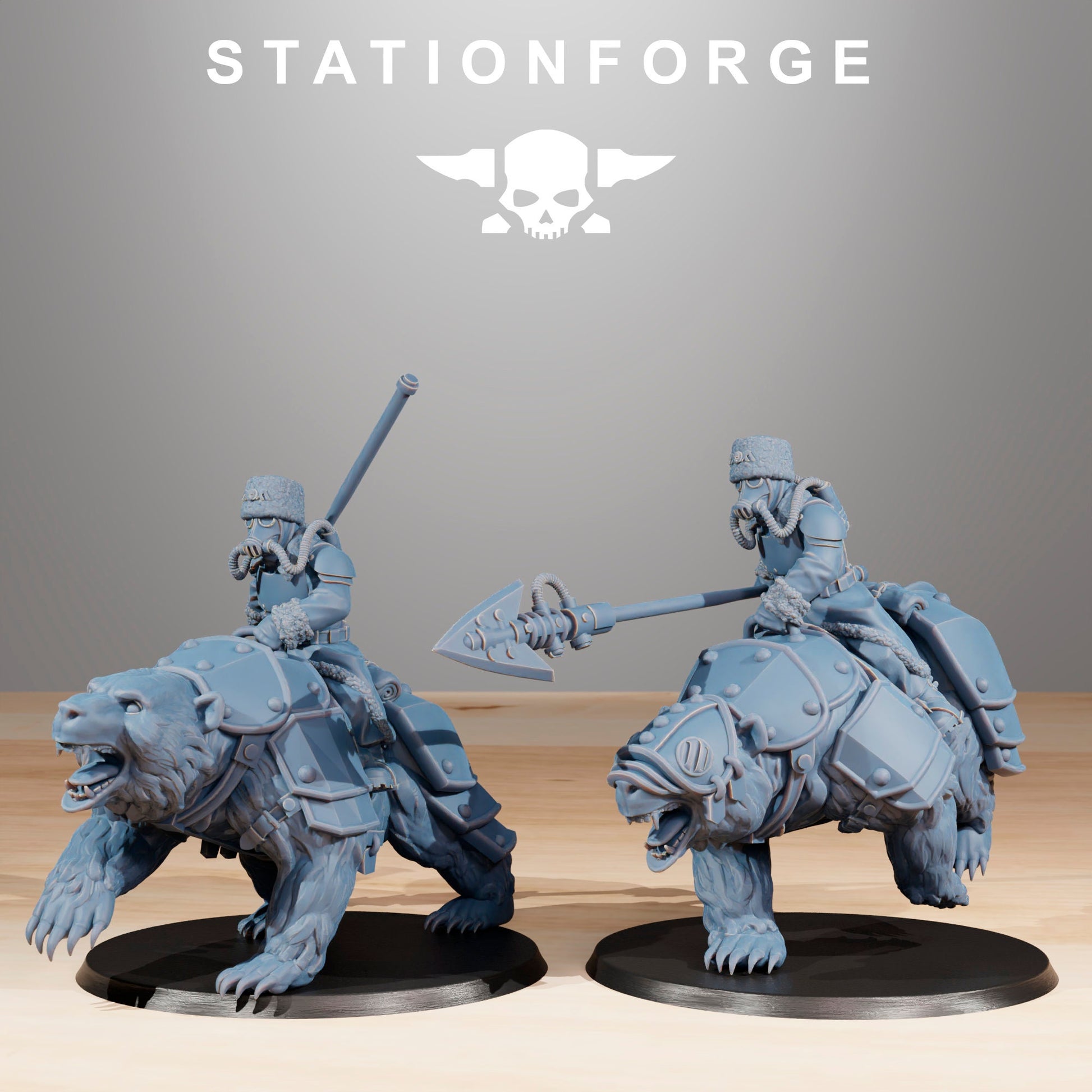 GrimGuard Bear Riders | Station Forge | Marines | Wargaming | Infantry | Soldiers