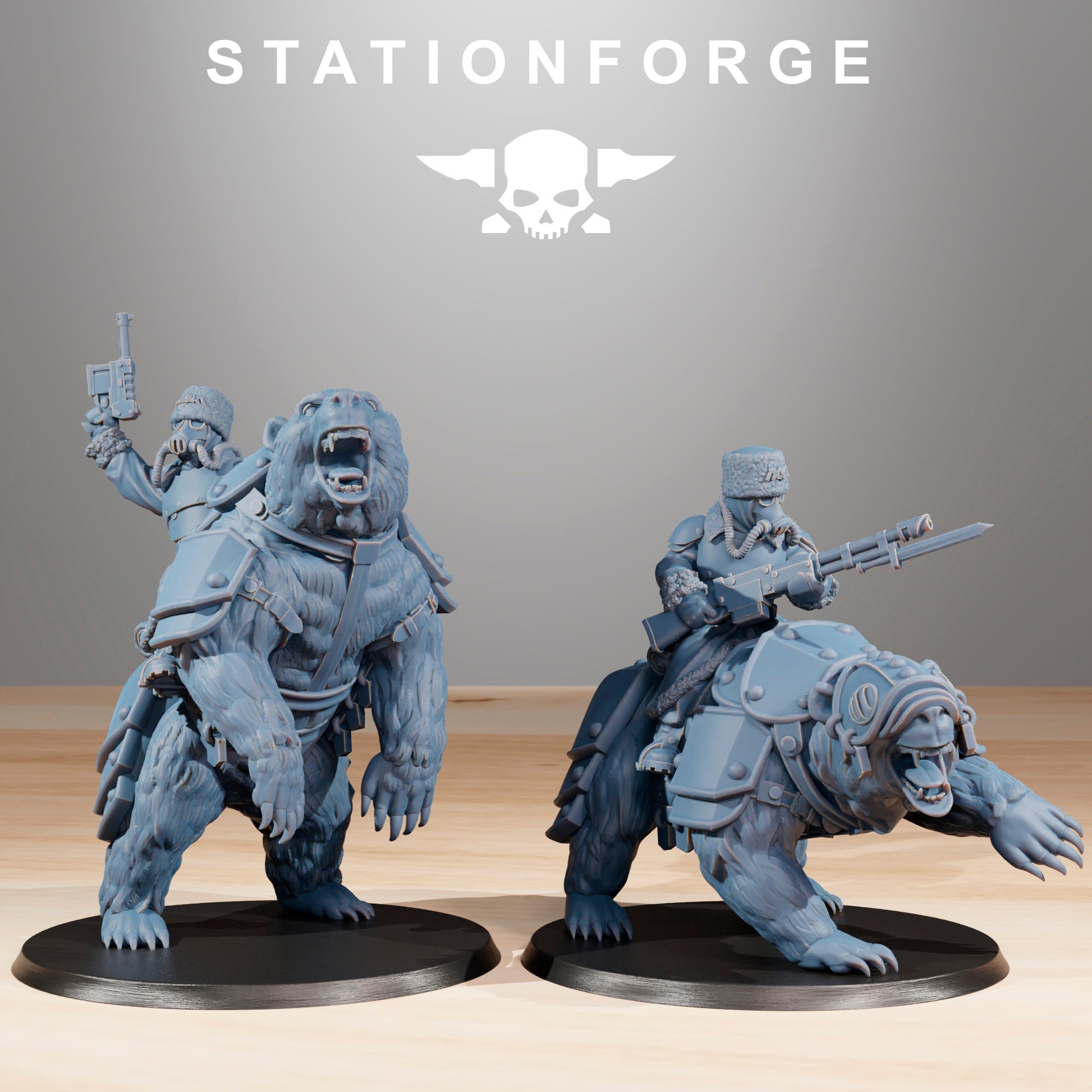 GrimGuard Bear Riders | Station Forge | Marines | Wargaming | Infantry | Soldiers