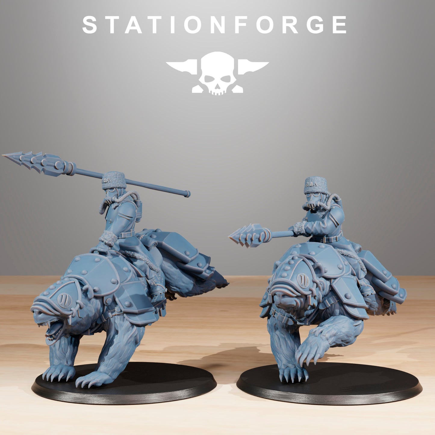 GrimGuard Bear Riders | Station Forge | Marines | Wargaming | Infantry | Soldiers