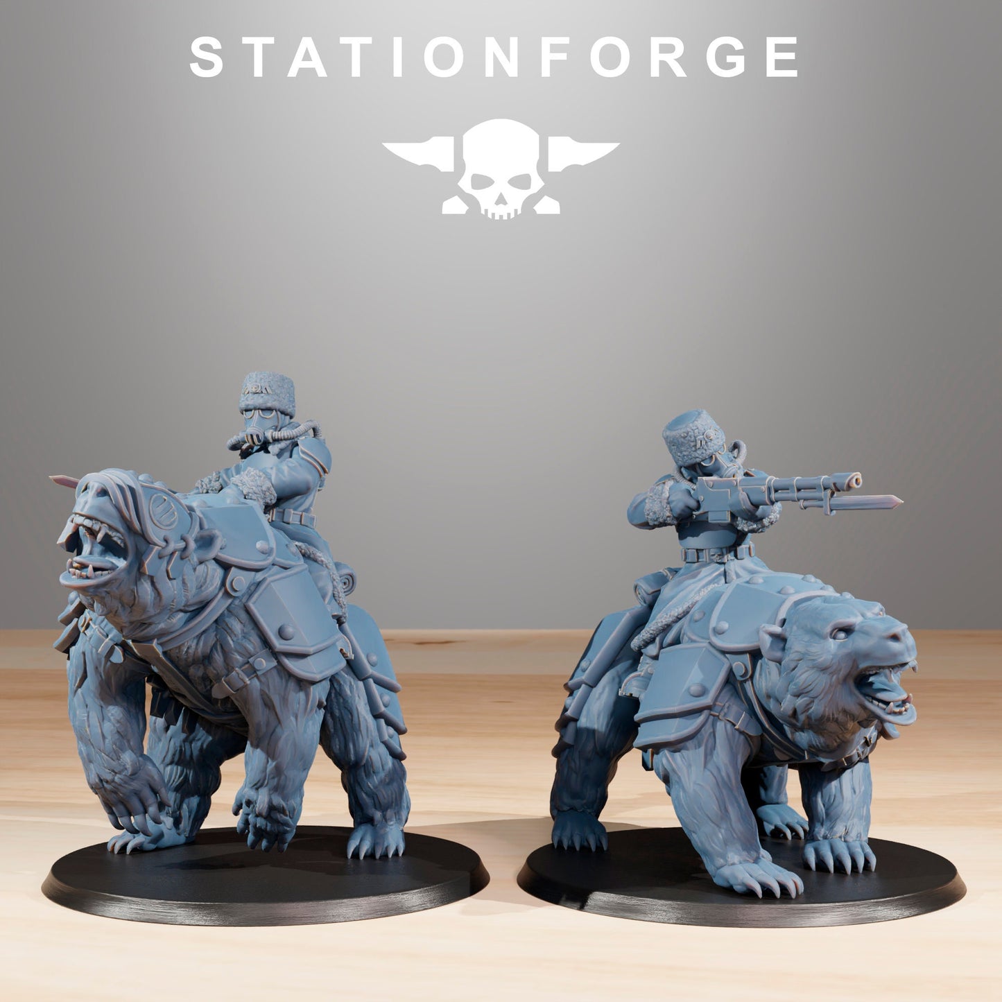 GrimGuard Bear Riders | Station Forge | Marines | Wargaming | Infantry | Soldiers