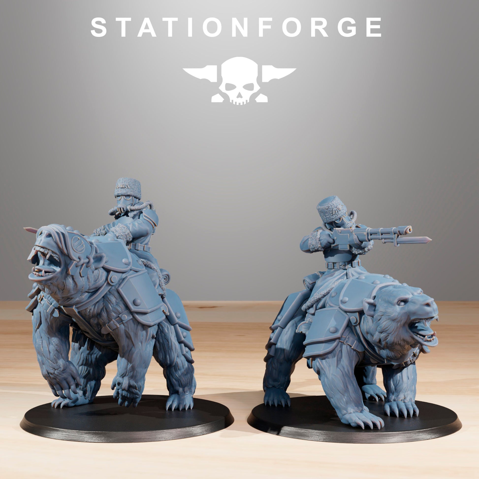 GrimGuard Bear Riders | Station Forge | Marines | Wargaming | Infantry | Soldiers