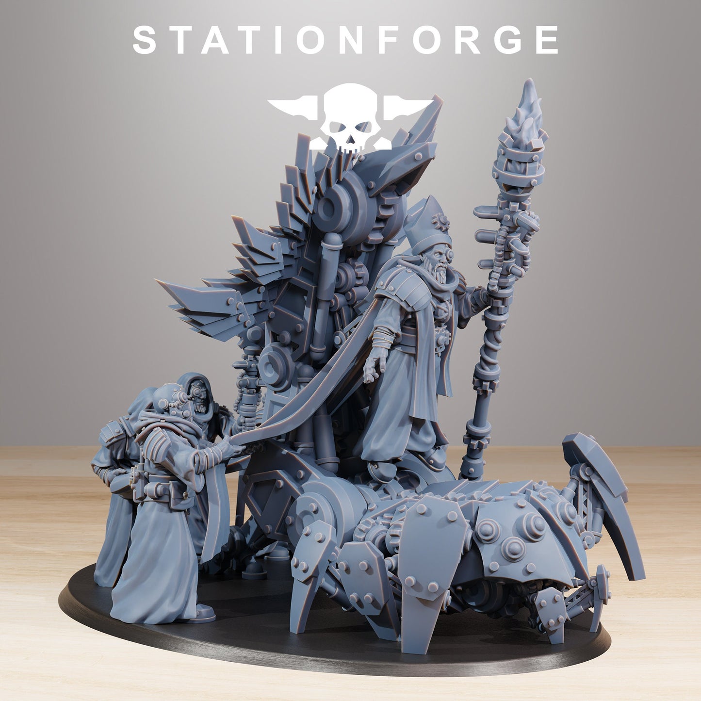 Scavenger Priest | Station Forge | Wargaming | Tabletop miniatures | Grim dark future wargames