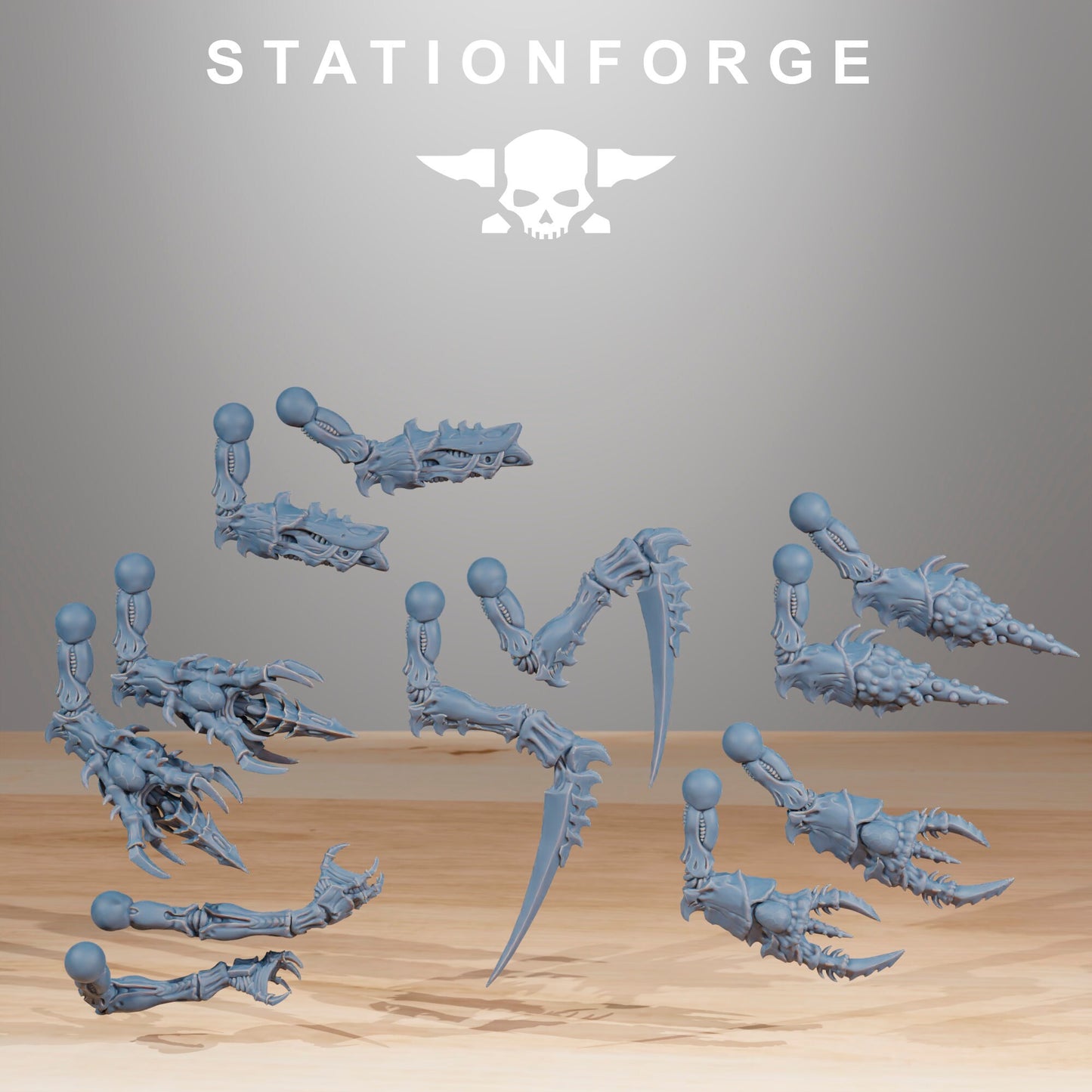 Xenarid Devourers | Station Forge | Wargaming Miniatures | xenomorph warriors | Alien Soldiers | Alien Models
