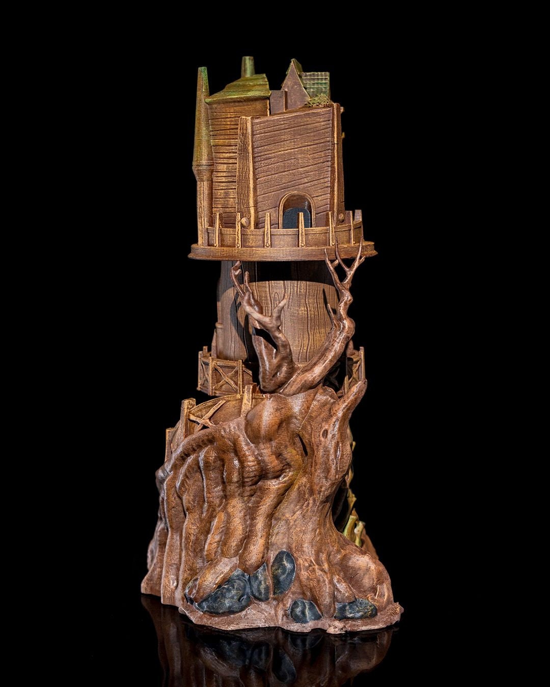 Watch Tower Dice Tower | Handcrafted Magic Dice Holder | Unique Tabletop RPG Accessory | Fantasy-Themed Gaming Decor
