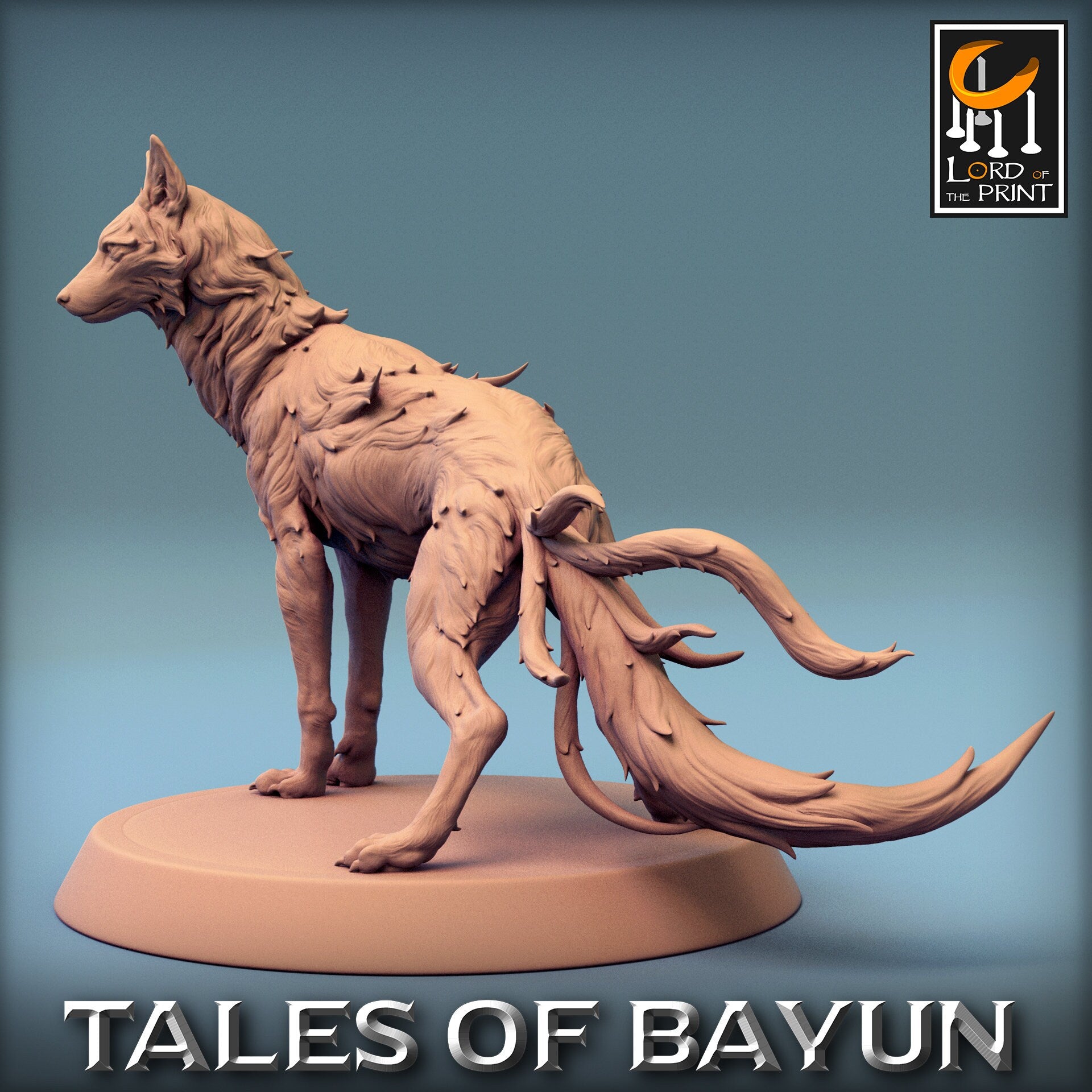 Wood Wolf & Werewolf Pack | Tales of Bayun | Lord of the Print | Wargaming | Dungeons and Dragons | Dogs | Tabletop RPG | DnD