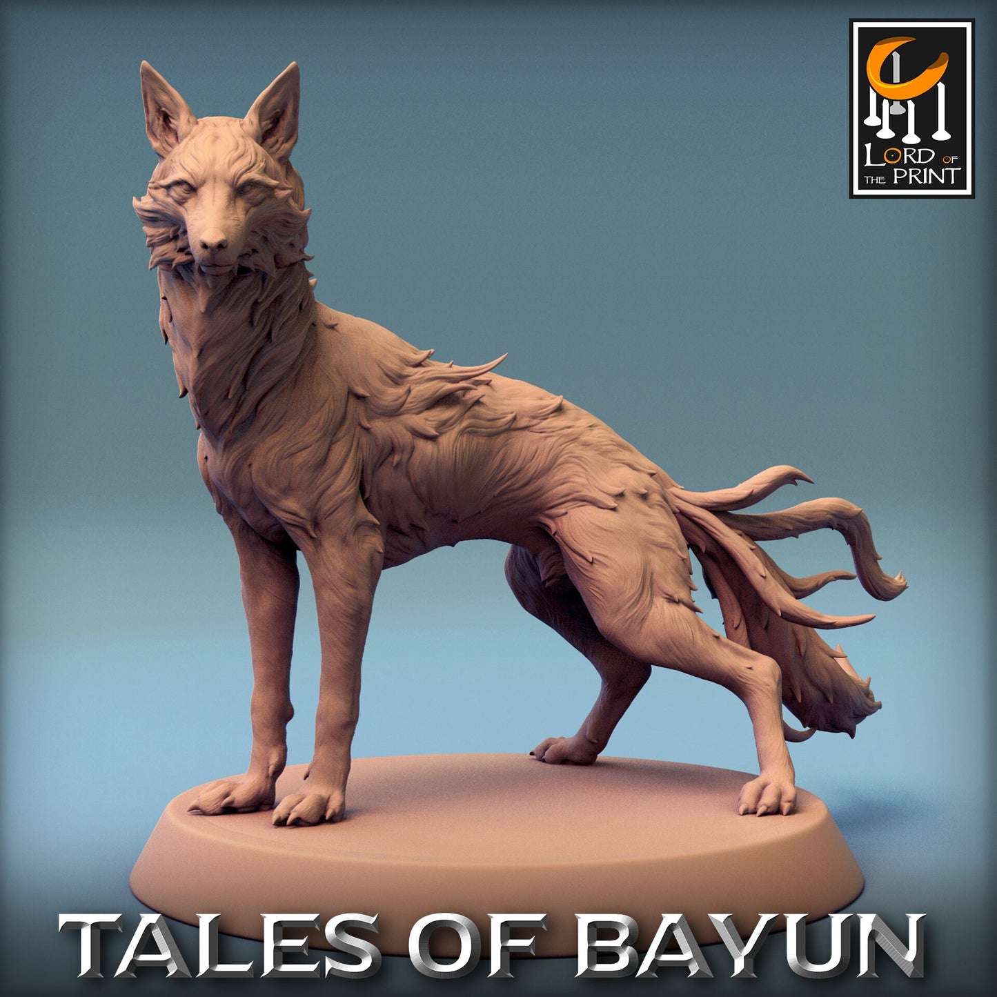 Wood Wolf & Werewolf Pack | Tales of Bayun | Lord of the Print | Wargaming | Dungeons and Dragons | Dogs | Tabletop RPG | DnD