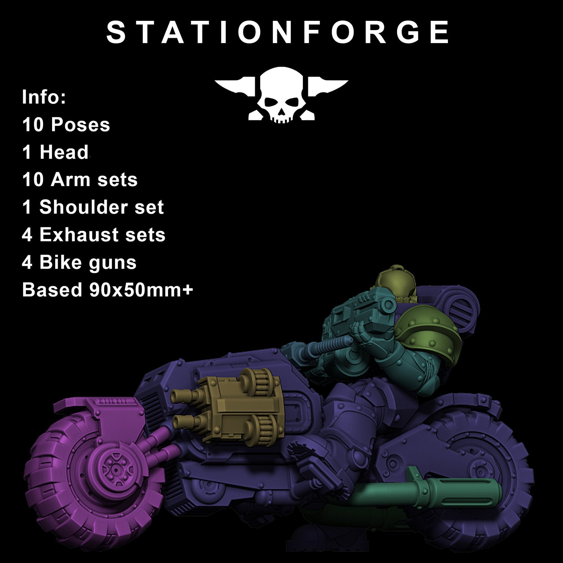 Socratis Bikers | Station Forge | Marines | Wargaming | Infantry | Soldiers