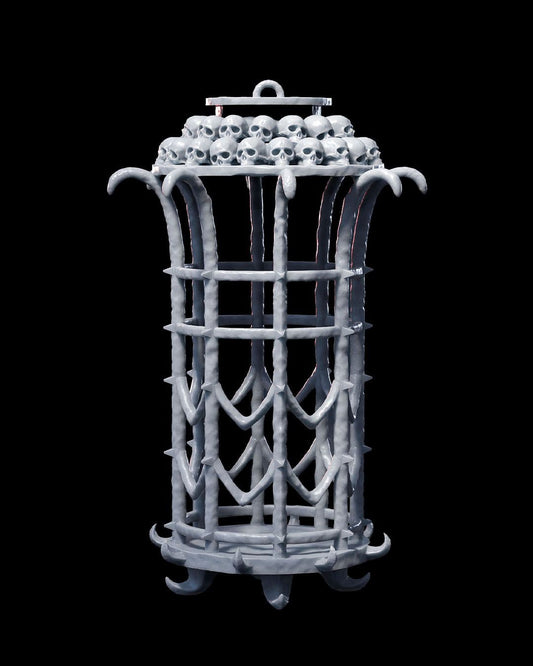 Necromancer's Lair DnD Miniature Terrain Set - Dungeons and Dragons, D&D, Pathfinder, Wargaming, Tabletop, 28mm, 32mm - Spooky Dungeon Decor