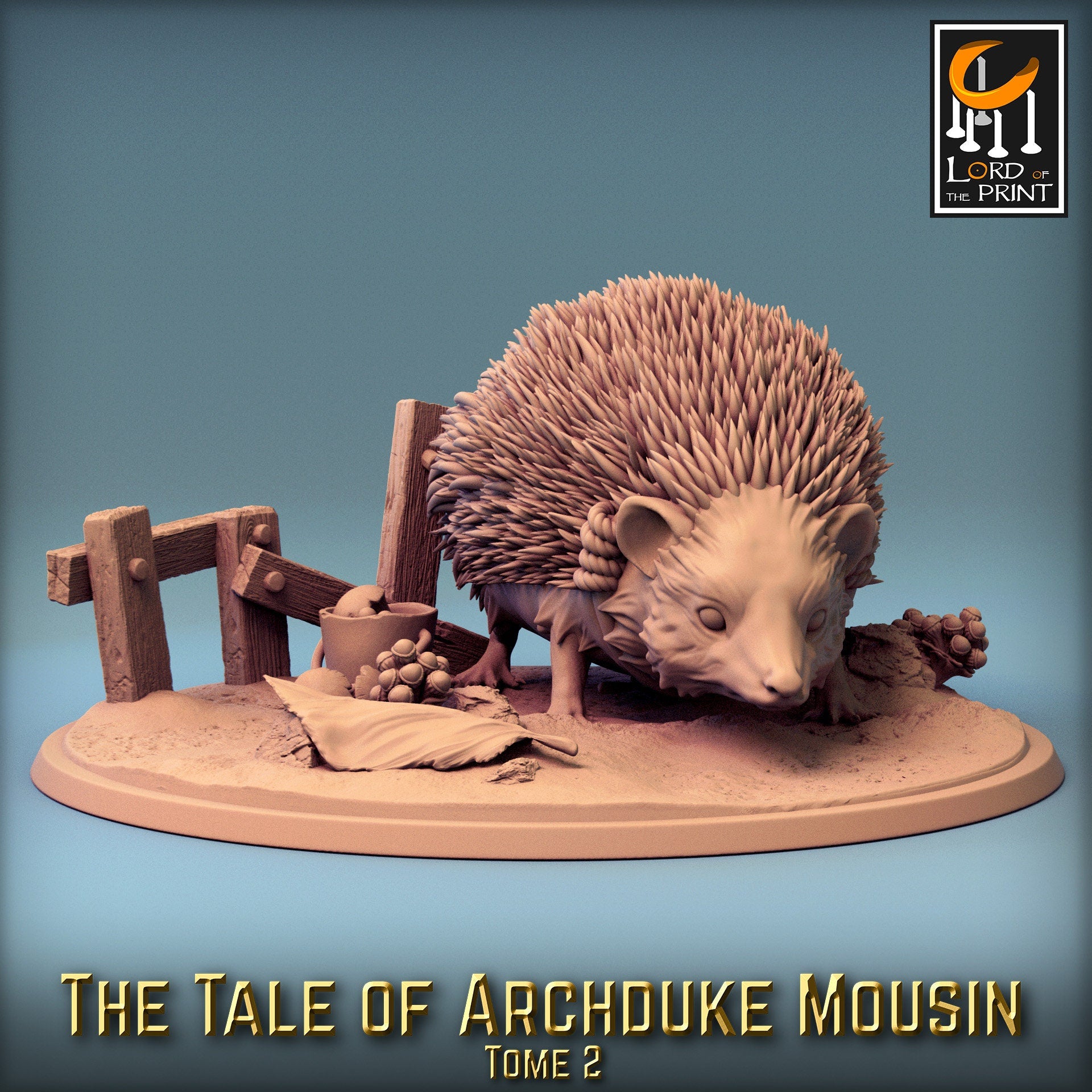 Mousin Hedgehog Caravan Pack | Tale of Archduke Mousin Tome 2 | Lord of the Print | Wargaming | Dungeons and Dragons | Tabletop RPG | DnD