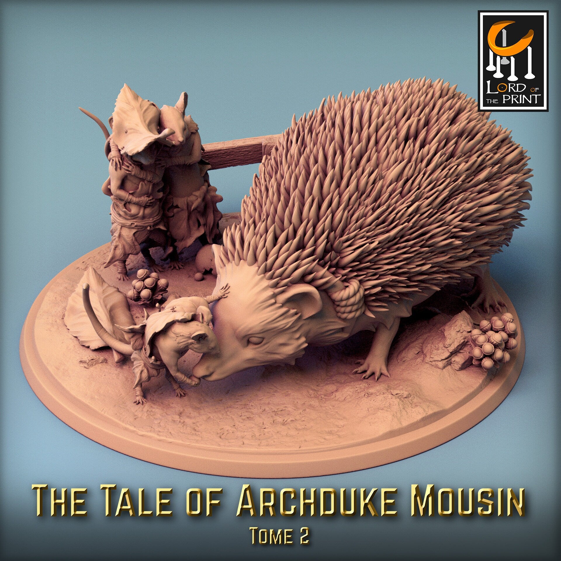 Mousin Hedgehog Caravan Pack | Tale of Archduke Mousin Tome 2 | Lord of the Print | Wargaming | Dungeons and Dragons | Tabletop RPG | DnD