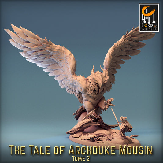Mousin & The Great Owl Pack | Tale of Archduke Mousin Tome 2 | Lord of the Print | Wargaming | Dungeons and Dragons | Tabletop RPG | DnD