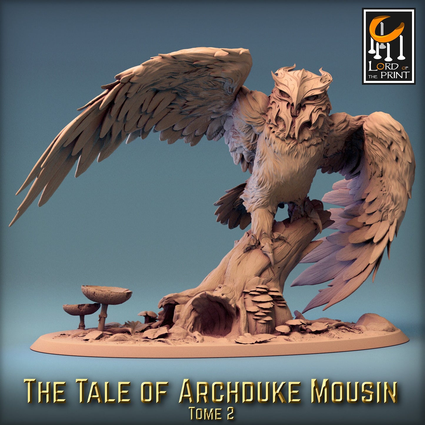 Mousin & The Great Owl Pack | Tale of Archduke Mousin Tome 2 | Lord of the Print | Wargaming | Dungeons and Dragons | Tabletop RPG | DnD