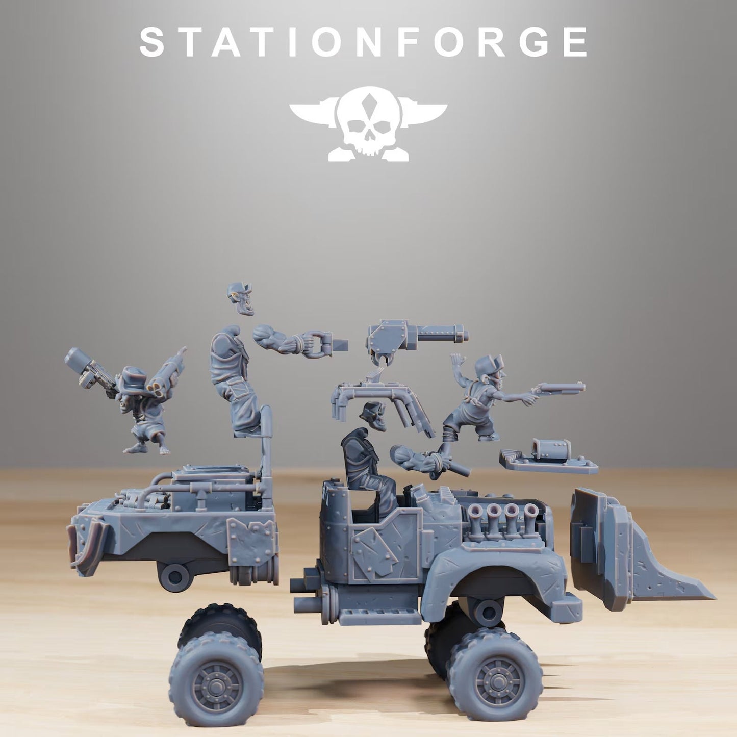 Orkaz Speedsters | Station Forge | Wargaming miniatures | Ork minis | Grimdark wargames| Orc | Tabletop Gaming