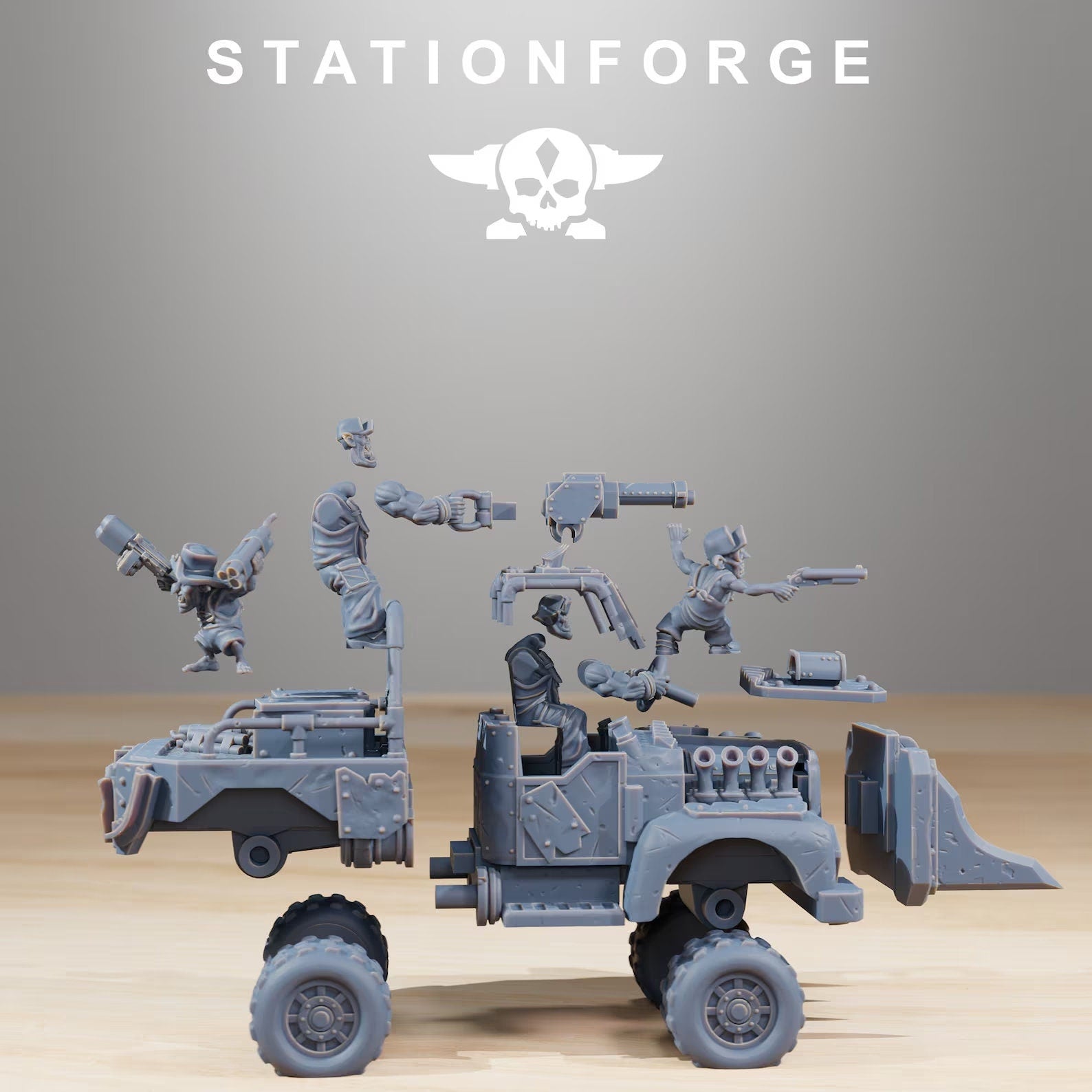 Orkaz Speedsters | Station Forge | Wargaming miniatures | Ork minis | Grimdark wargames| Orc | Tabletop Gaming