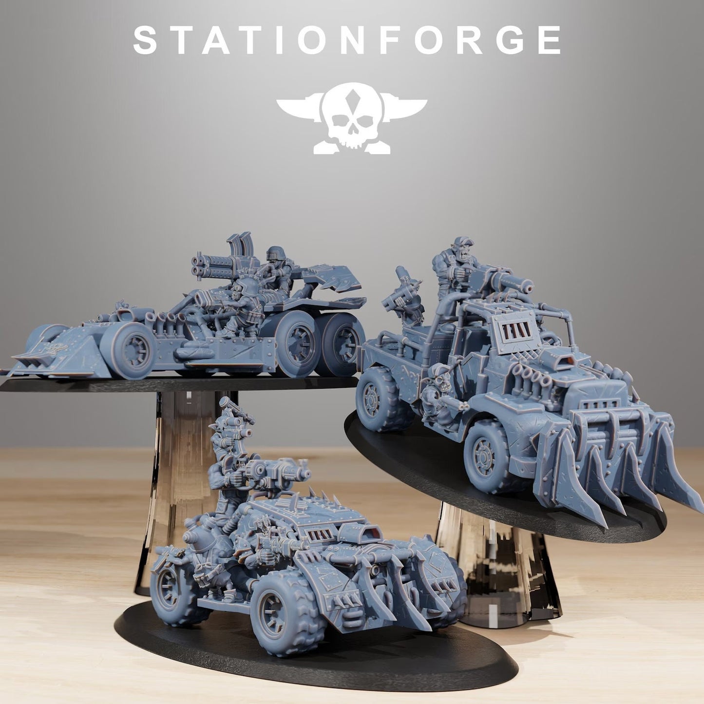 Orkaz Speedsters | Station Forge | Wargaming miniatures | Ork minis | Grimdark wargames| Orc | Tabletop Gaming