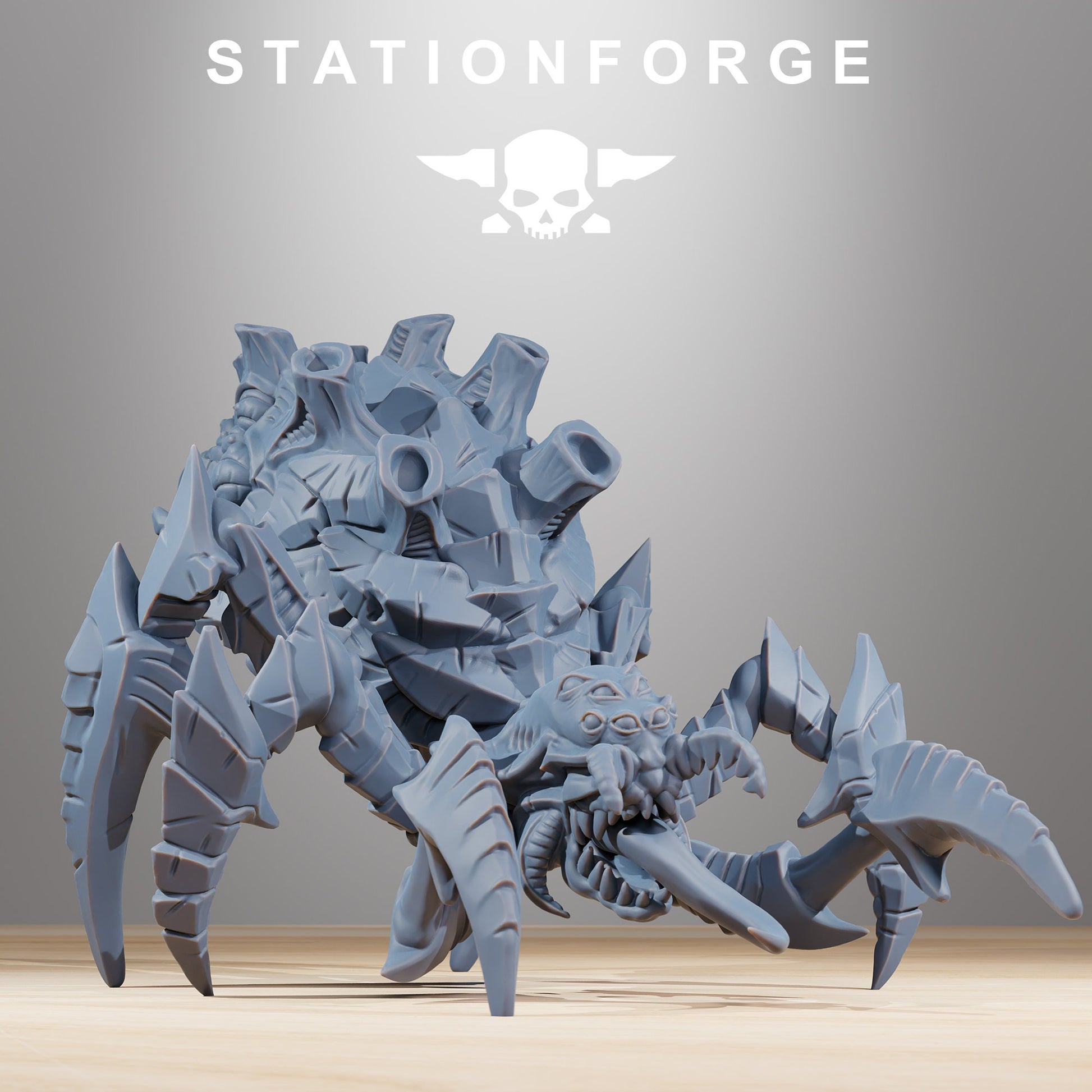 Xenarid Acidsychor | Station Forge | Wargaming | Alien Hive guardian Proxy Models for Wargames