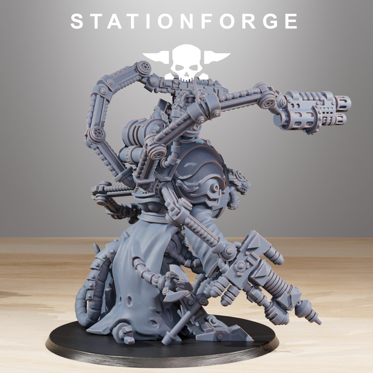 Raticus Techer | Station Forge | Wargaming | Scavenger Raticus | Wargaming Miniature | Grim Dark Future tabletop Gaming