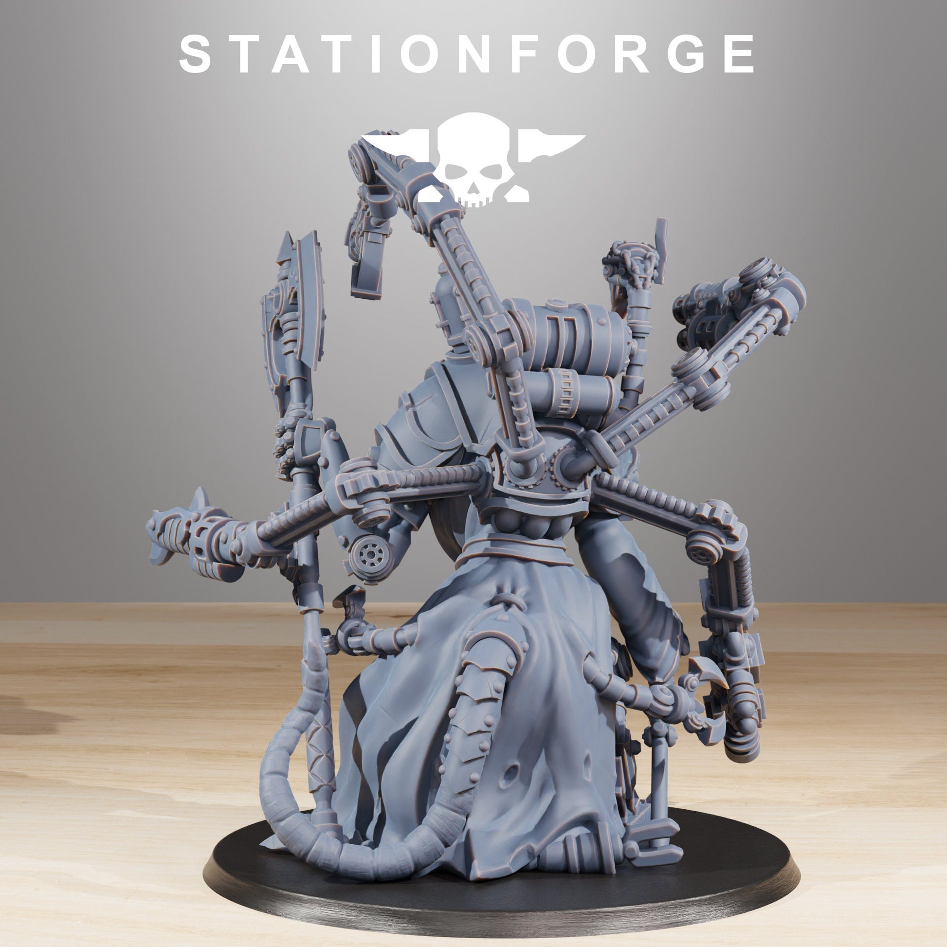 Raticus Techer | Station Forge | Wargaming | Scavenger Raticus | Wargaming Miniature | Grim Dark Future tabletop Gaming