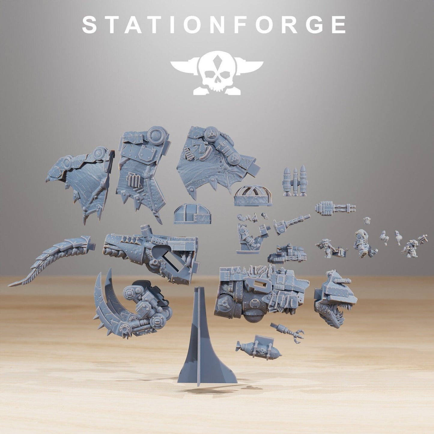 Orkaz Dragon Bomba | Orkaz | Orc | Grimdark Future | Sci Fi | Space | Table Top | Station Forge | tabletop Wargaming | High Quality Minis