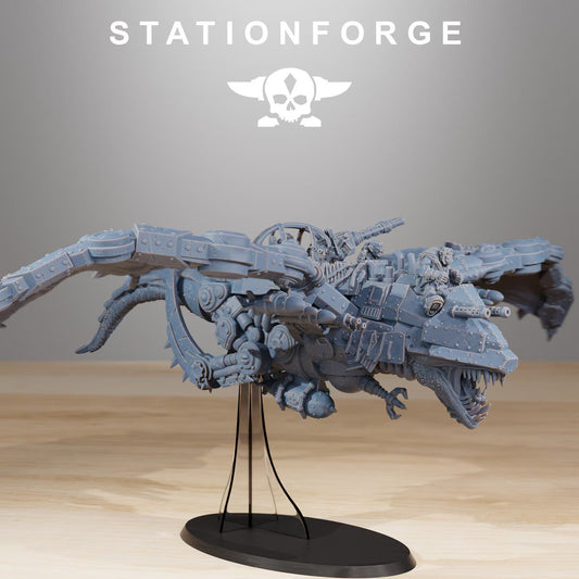 Orkaz Dragon Bomba | Orkaz | Orc | Grimdark Future | Sci Fi | Space | Table Top | Station Forge | tabletop Wargaming | High Quality Minis