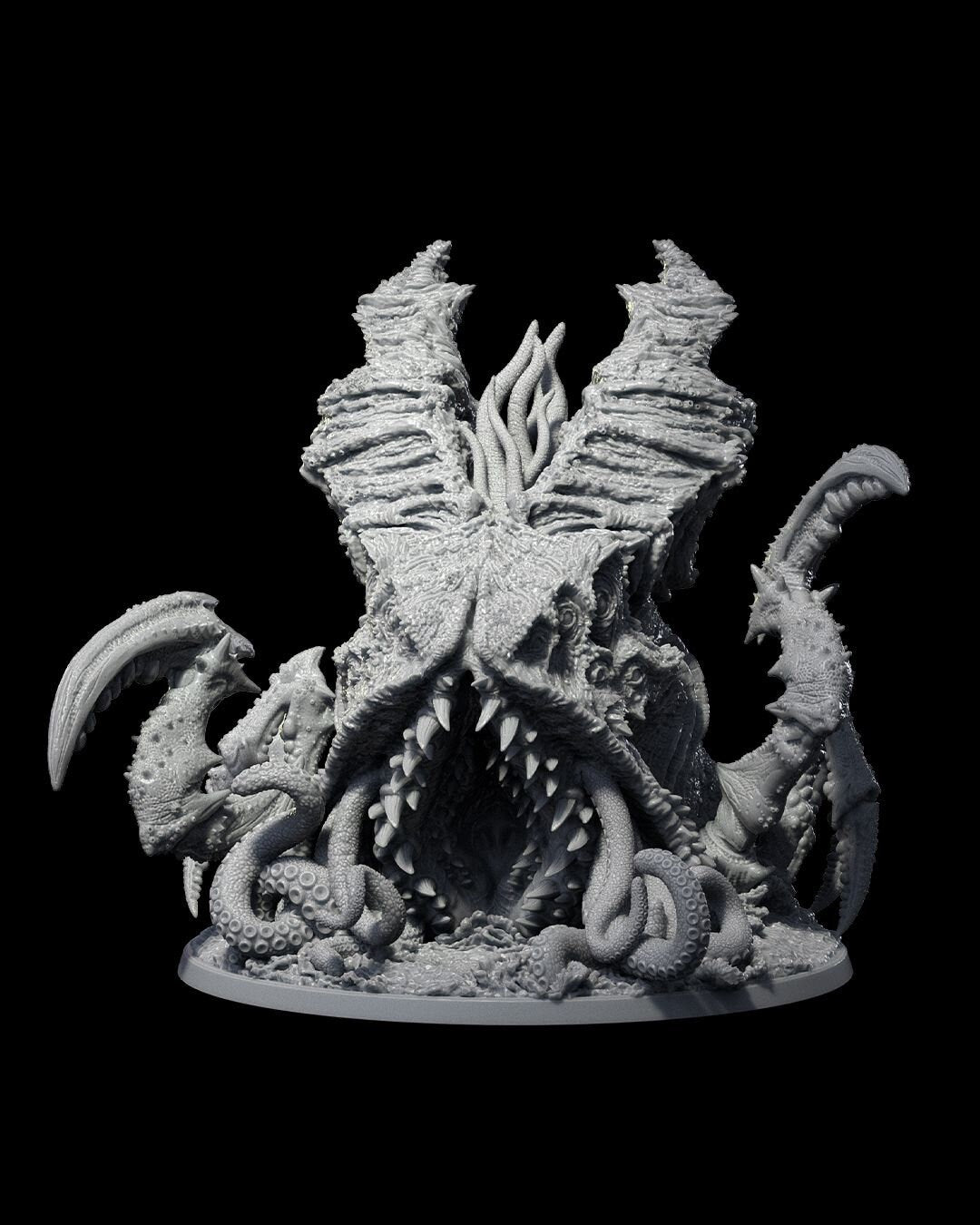 Handcrafted Kraken Miniature for Dungeons and Dragons - Detailed Tabletop RPG Figurine for Roleplaying Games and Collectors