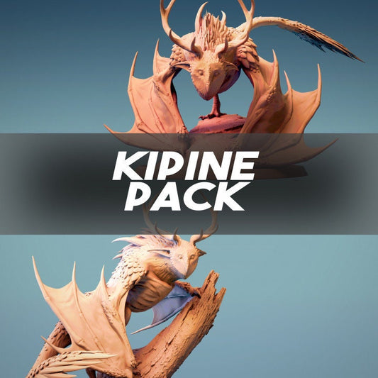 Kipine Miniature | Tabletop RPG Miniature | Lord of the Print | Roleplaying 3D Printed Fantasy Mini | Fantasy Creature | Fantasy Display