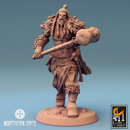 Orcish Hammer Soldiers | Unchained | Lord of the Print | Wargaming | Dungeons and Dragons | Orcs | Orks | Orkaz | Tabletop RPG | DnD