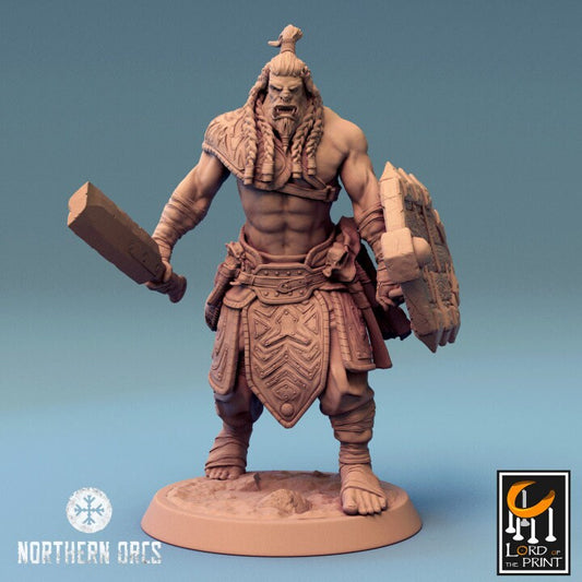 Orcish Sword Soldiers | Unchained | Lord of the Print | Wargaming | Dungeons and Dragons | Orcs | Orks | Orkaz | Tabletop RPG | Knight | DnD