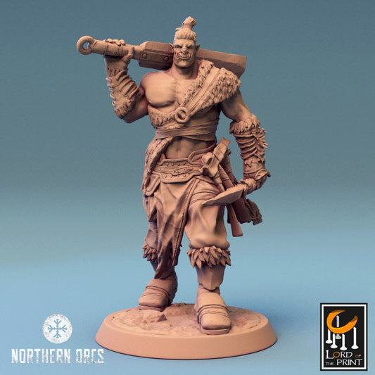 Orcish Sword Soldiers | Unchained | Lord of the Print | Wargaming | Dungeons and Dragons | Orcs | Orks | Orkaz | Tabletop RPG | Knight | DnD
