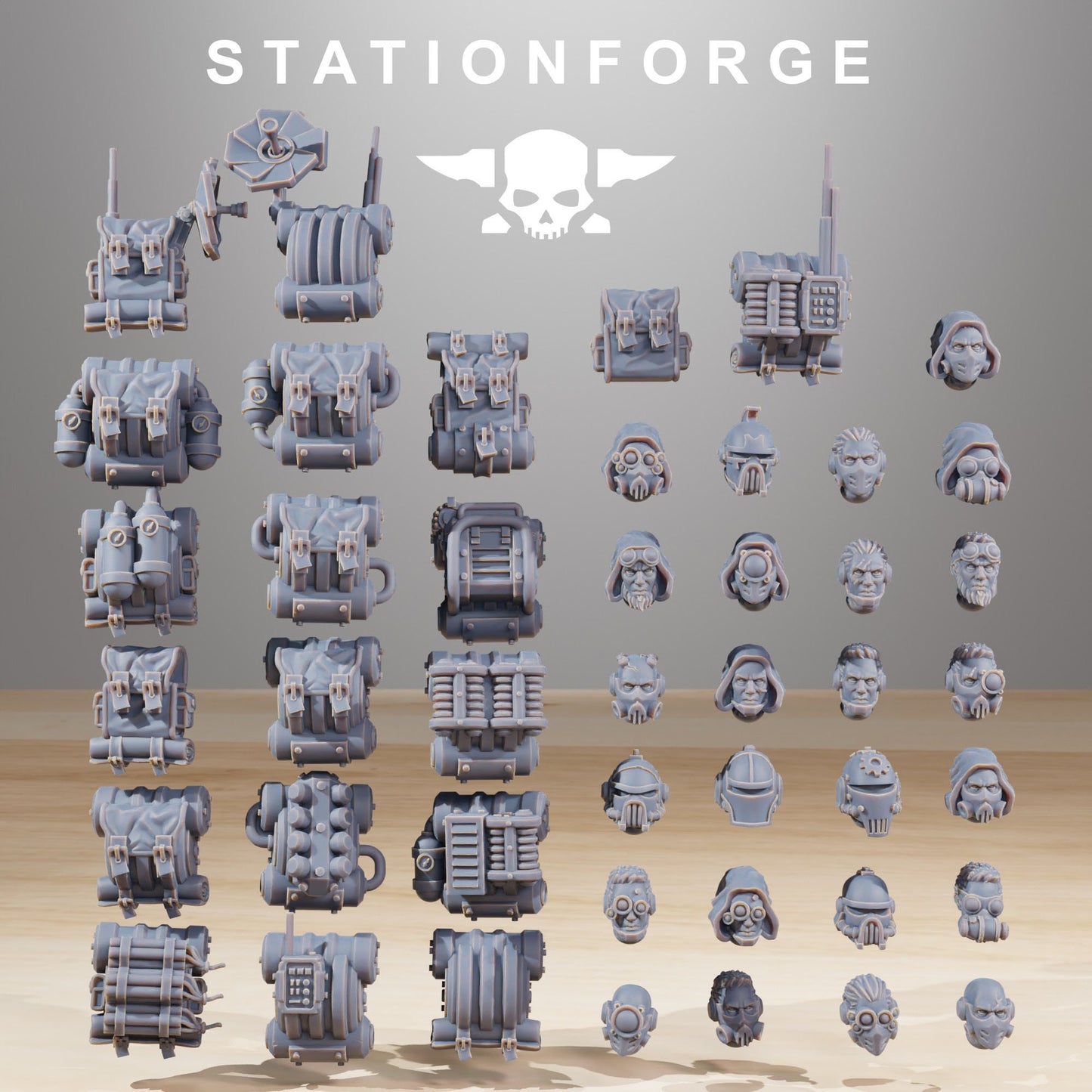 Scavenger Infantry Builder Kit | Station Forge | Wargaming | Infantry