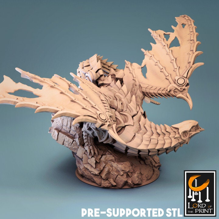 Armored Dragon | Lord of the Print | Wargaming | Dungeons and Dragons | Tabletop RPG | DnD | Fantasy models for painting