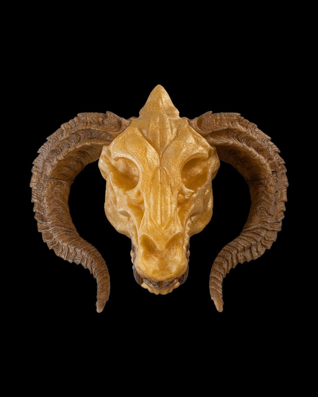 Handcrafted Dragon Skull Wall Ornament | Gothic Home Decor | Fantasy Dragon Head Sculpture | Unique 3D Wall Art | Mythical Creature Decor